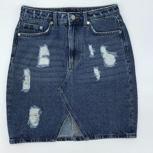 H&M jeans mini skirt